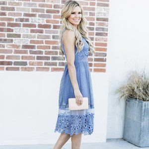 Blogger fav!  Morning Lavender Lynette Lace Dress